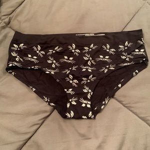 Halloween black cat panty